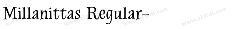 Millanittas Regular字体转换